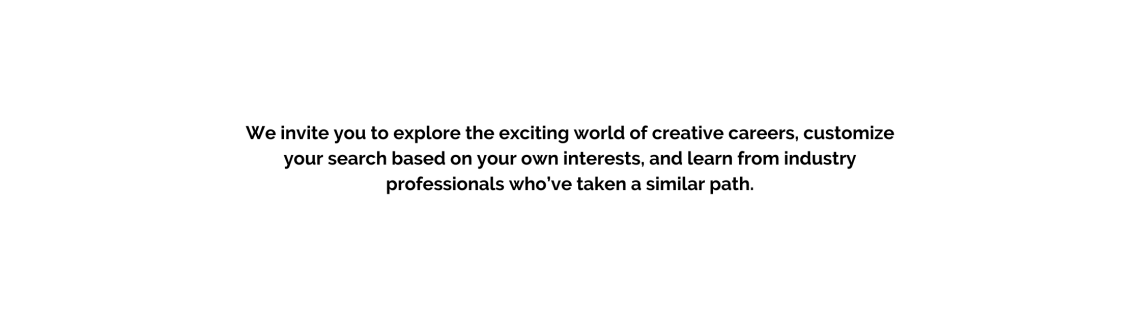Acerca de Creative Careers Online